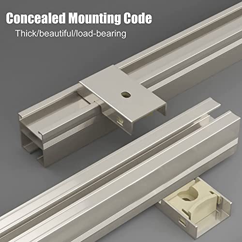 Rail rideau aluminium robuste et tringle de plafond haut de gamme