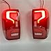 1 Pair Left&Right Tail Light Assembly Compatible for Ford Ranger T9 Xl Xlt WIldtrack 2023-2025 Rear Taillight Warning Light Reversing Light