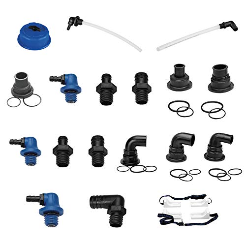 Nuova Rade Anschlussfittinge Anschlussadapter für Ercole und Sogliola Tanks, Ercole & Sogliola Fittinge:FGHE - Set mit 50mm