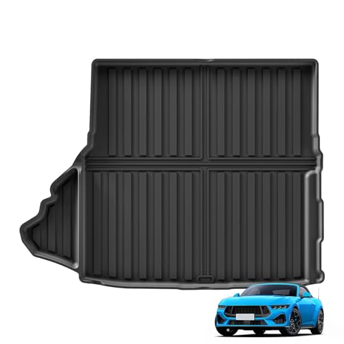 Tapis de coffre Ford Mustang anti-saleté pour modèle avec caisson de basses