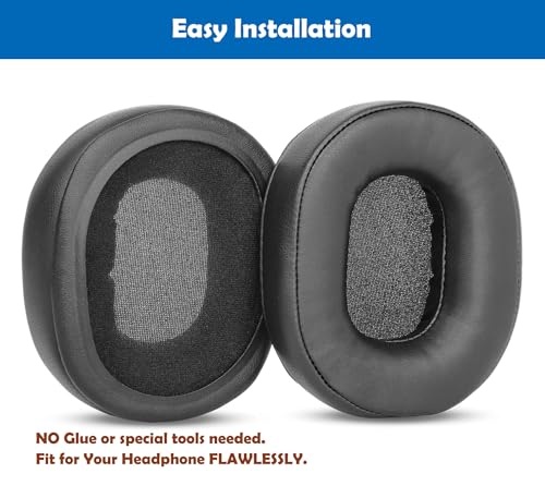 SE-MS5T Almohadillas de repuesto para auriculares de cuero de proteína premium compatibles con Pioneer SE-MS5T, MS7BT, MS9BN miniatura 4