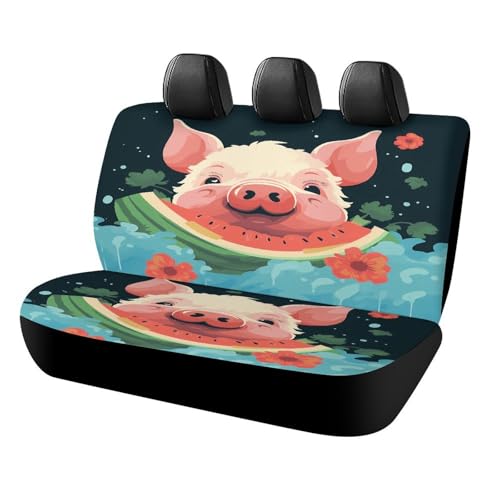 Fundas de asiento de coche para camiones, SUV y furgonetas con banco trasero