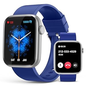 EarlySincere Smart Watches for Men Women(Answer/Make Call), 1.9” HD Full Touch Screen Fitness Tracker, IP67 Waterproof Smartwatch with Heart Rate, Blood Oxygen Blood Pressure for Android and iPhone