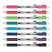 TUL Retractable Gel Pens, Bullet Point, 0.5 mm, Gray Barrel, Assorted Bright Ink Colors, Pack Of 8