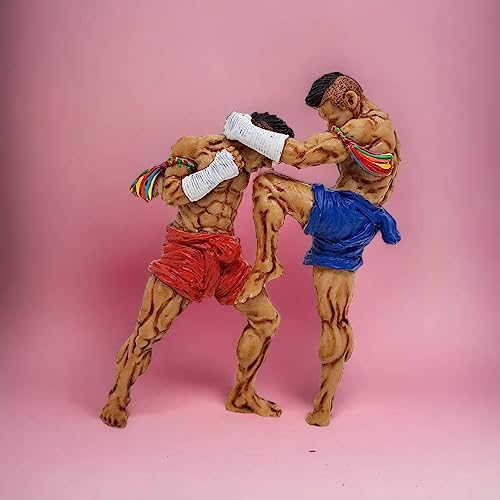 Imán decorativo Muay Thai de resina 4.5" x 3" x 0.5" miniatura 5