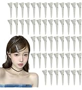 Amazon.co.jp: ダッカール ヘアクリップ プロ用 シルバー 35mm 50本