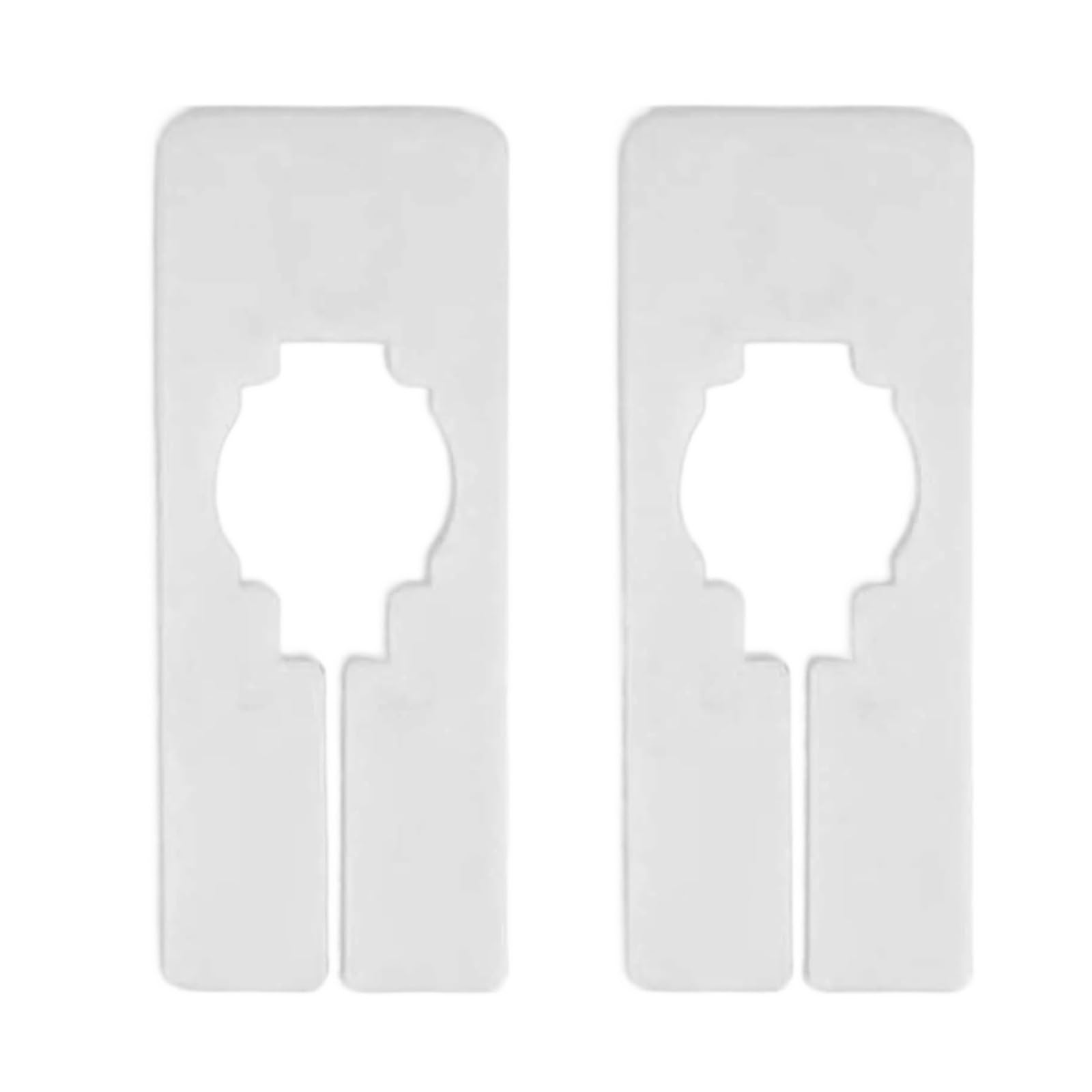 Luvafey Hanger Dividers 30 Pieces Blank Clothing Rack Size Dividers Wardrobe Hanger Clothes for Clothing Size Type Sorting Writable and Reusab