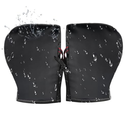 Manoplas para manillar, resistentes al viento, para clima frío, impermeables, para invierno, ciclismo de montaña, ciclismo de carretera, scooter, hombres y mujeres