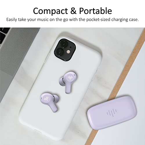 Iluv Mypods Small Ear Wireless Earbuds, Bluetooth 5.3, Microphone, 21 Hour Playtime, Ipx6 Waterproof Protection, Compatible With Apple & Android, Includes Charging Case & 4 Ear Tips, Tb150 Purple #TOP6
