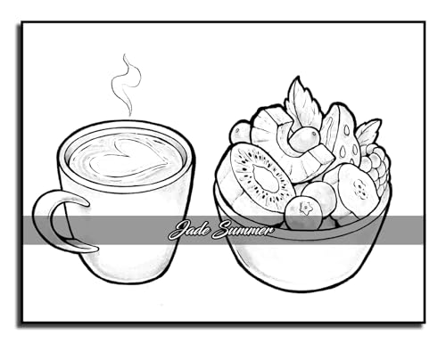 Easy Coloring Book: Large Print Designs for Adults and Seniors with 50 Simple Images of Animals, Flowers, Food, Objects, and More! (Easy Coloring Books) - Image 49