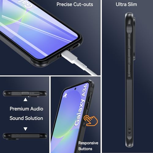 Coque Samsung Galaxy A36 5G anti-chute protégeant écran et dos