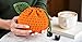 Handmade Cute Bags, Cute Pouches Coin Purses, Orange Knitting Change Wallet, Earbuds Protective Case, Handmade Gift for Women Girls