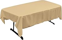 Vista 204 de LA Linen - Mantel rectangular de popelina de poliéster