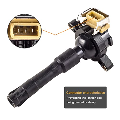 Carrep Ignition Coil Coils Uf354 Compatible With Bmw 328I 528I M3 Z3 E36 E46 E31 E38 E39 E53 E721 E720 E383 Land Rover 2.5L 2.8L 3.0L 3.2L 5.4L #TOP3