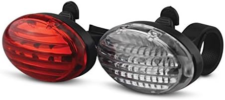 LUMiLiFE LED Oval Front and Rear Bike Lights
