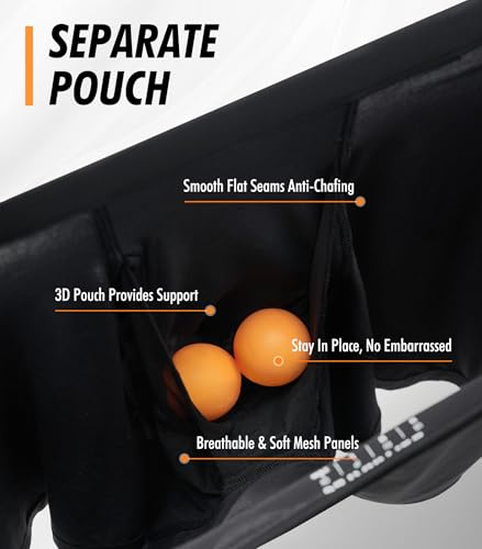 Separatec Mens Underwear with Separate Pouch Moisture Wicking Micro Modal Boxer Briefs Seamless Soft Underwear with Fly 4Pack2