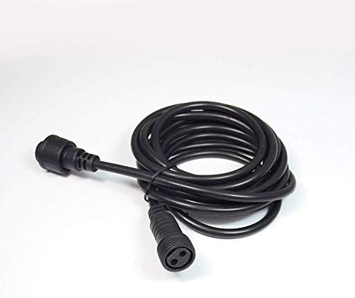3Meters/9.8Ft Waterproof Extension Cable Only for Yuusei S14 Garden Outdoor String Lights Black(Important: Only for Yuuseis S14 String Lights ASS14-4815)