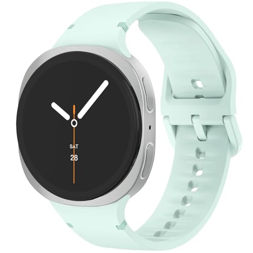 Image of VEMIGON Sport Band Compatible with Samsung Galaxy Watch 8 /8 Classic, No Gap One Click Soft Silicone Replacement Strap for Galaxy Watch 8 40mm 44mm /8 Classic 46mm
