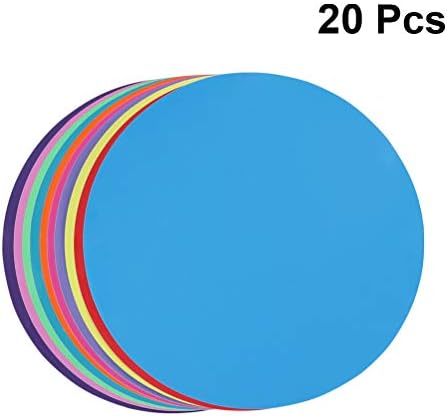 Miniatura 2 de 20 unidades de círculos de borrado en seco extraíbles de vinilo para pared, calcomanías para aula, mesa, entrenamiento, enseñanza, progreso