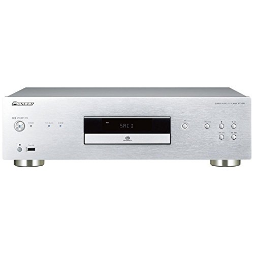 Elaborazione del segnale audio Hi-bit 32, 192 kHz/32-bit Twin DAC Riproduzione di SACD, CD, CD-R, CD-RW, DVD-R, DVD-RW, DSD Disc, MP3/WMA/MPEG-4 AAC Pannello frontale in alluminio, dimensioni: 43.5 x 13 x 32.9 cm e peso 7.8 Kg Dynamic Range: 100 dB, ...