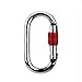pasway Tandem Speed Dual Pulley Zip Line Trolley 30KN with Climbing Mountaineering Buckle Carabiner (A - Red)