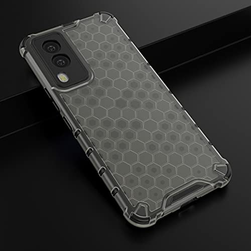 Image of Glasgow Back Case Cover Designed for Vivo V21E 5G - Black