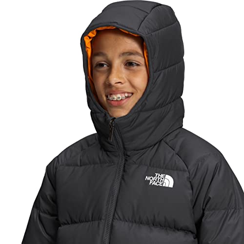 The North Face Boys' Reversible North Down Hooded Jacket, Asphalt Grey, Medium #TOP1