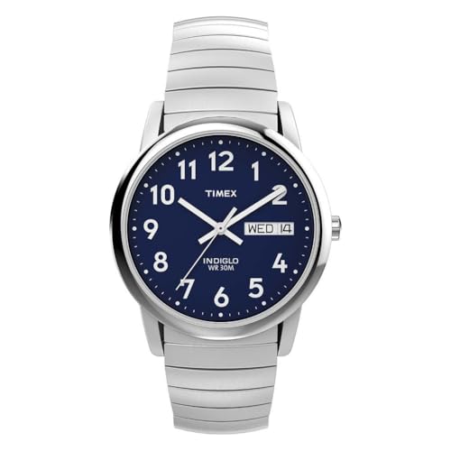 Montre homme Timex T20031 classique avec bracelet en cuir noir pour le quotidien