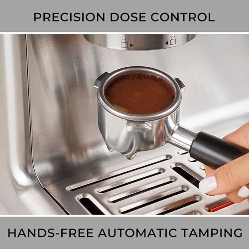 Image of Koolatron Kenmore Elite Semi-Automatic Self-Handling Coffee Maker, Automatic Cleaning, Milk Steamer and Frother, Bean Mill, Barista Style Professional Cappuccino Maker,