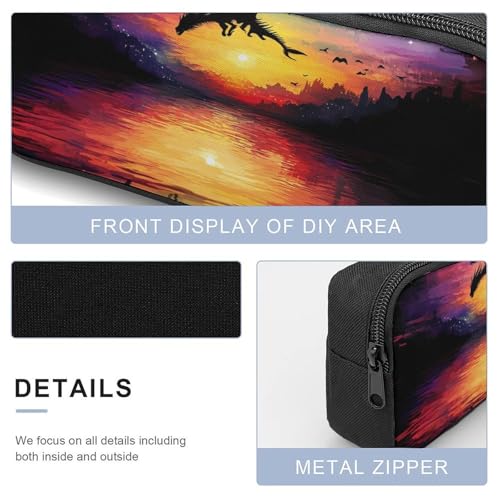 Flying Dragon Stars Night Sky Large Travel Backpacks Carry on Backpack Weekender Bag with 2 Storage Pockets for Men And Women4