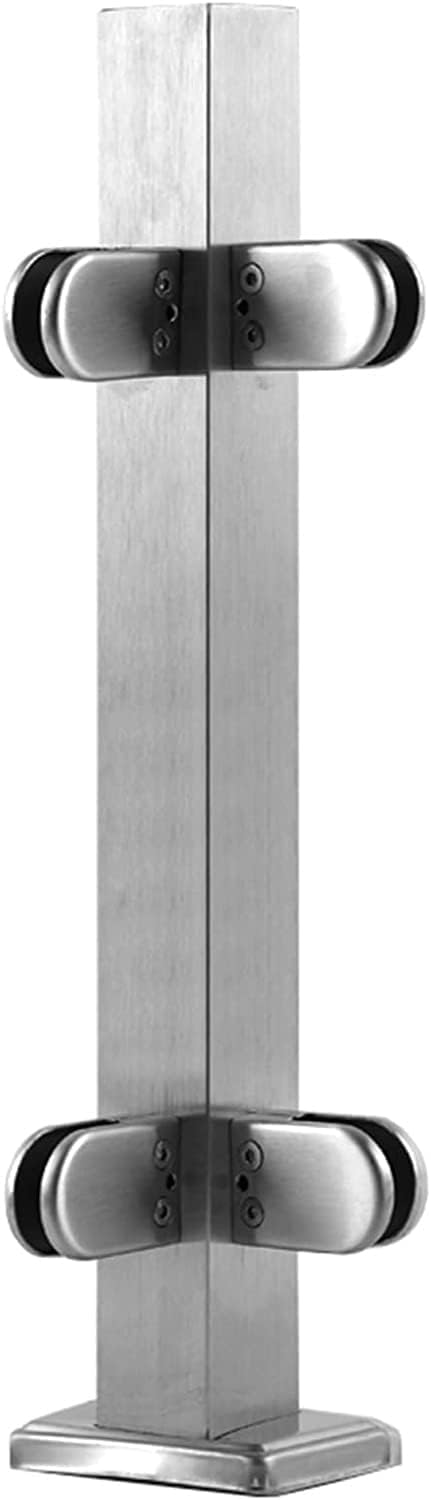 Poteau balustrade verre acier inoxydable 105cm design minimaliste