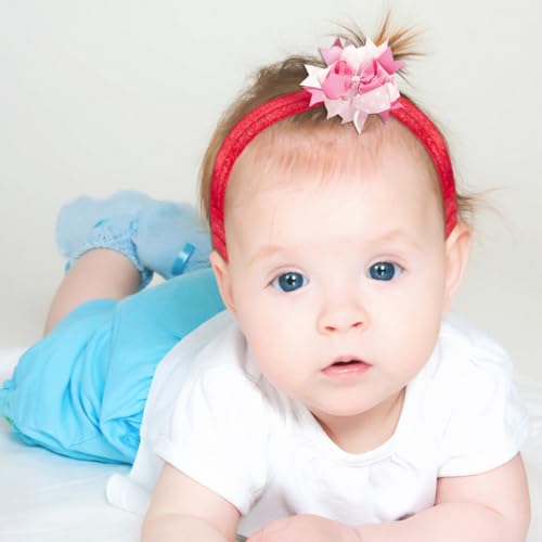 Kapmore Faixa de cabelo infantil DIY conjunto decorativo para o dia dos namorados faixa de cabeça de