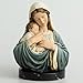 Grace4Joy Madonna and Child Statue, Hand Painted Catholic Gift for Women, Mother, and Grandmother, 7.8 Inches Mary and Jesus Bust Statue Religious Home Decor