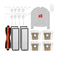 Lot 17 Pièces Accessoires Aspirateur Robot Xiaomi X10 - Filtres HEPA, Chiffons Et Sacs à Poussière