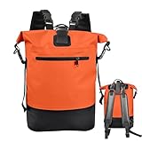Bolsa de impermeable, mochila de senderismo resistente, bolsa de cierre enrollable de 25 L, bolsas secas acolchadas, mochilas de viaje para hombres, senderismo, camping, montañismo, senderismo