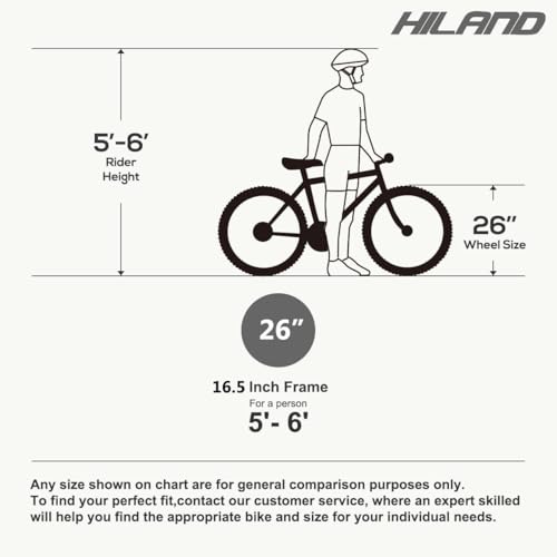 Hiland 26 Inch Womens Mountain Bike, with Step-Through