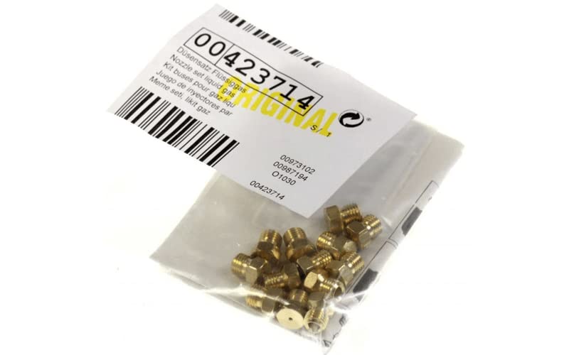 SACHET INJECTEURS GAZ BUTANE SANS TETINE POUR TABLE DE CUISSON SIEMENS - 00423714