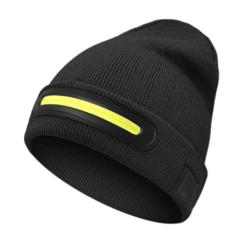 Gorro de luz brillante para clima frío que soluciona la falta de visibilidad