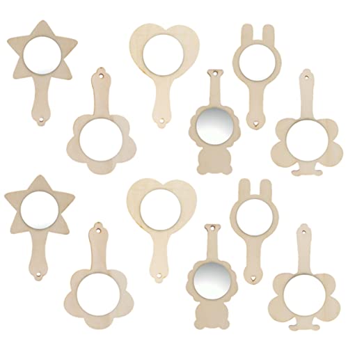 IWOWHERO 12Pcs Flower Heart for Early Education and Craft Projects