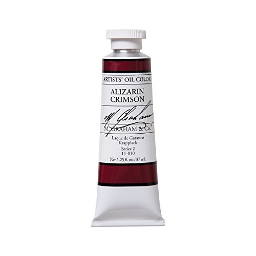 M. Graham 30ml Tube Oil Paint, Alizarin Crimson