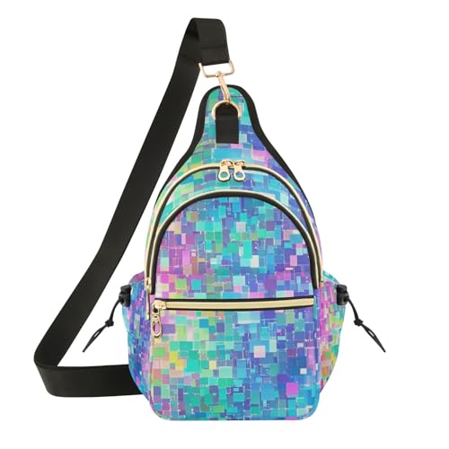 Sac à main de voyage antivol contre les pickpockets écossais fluo
