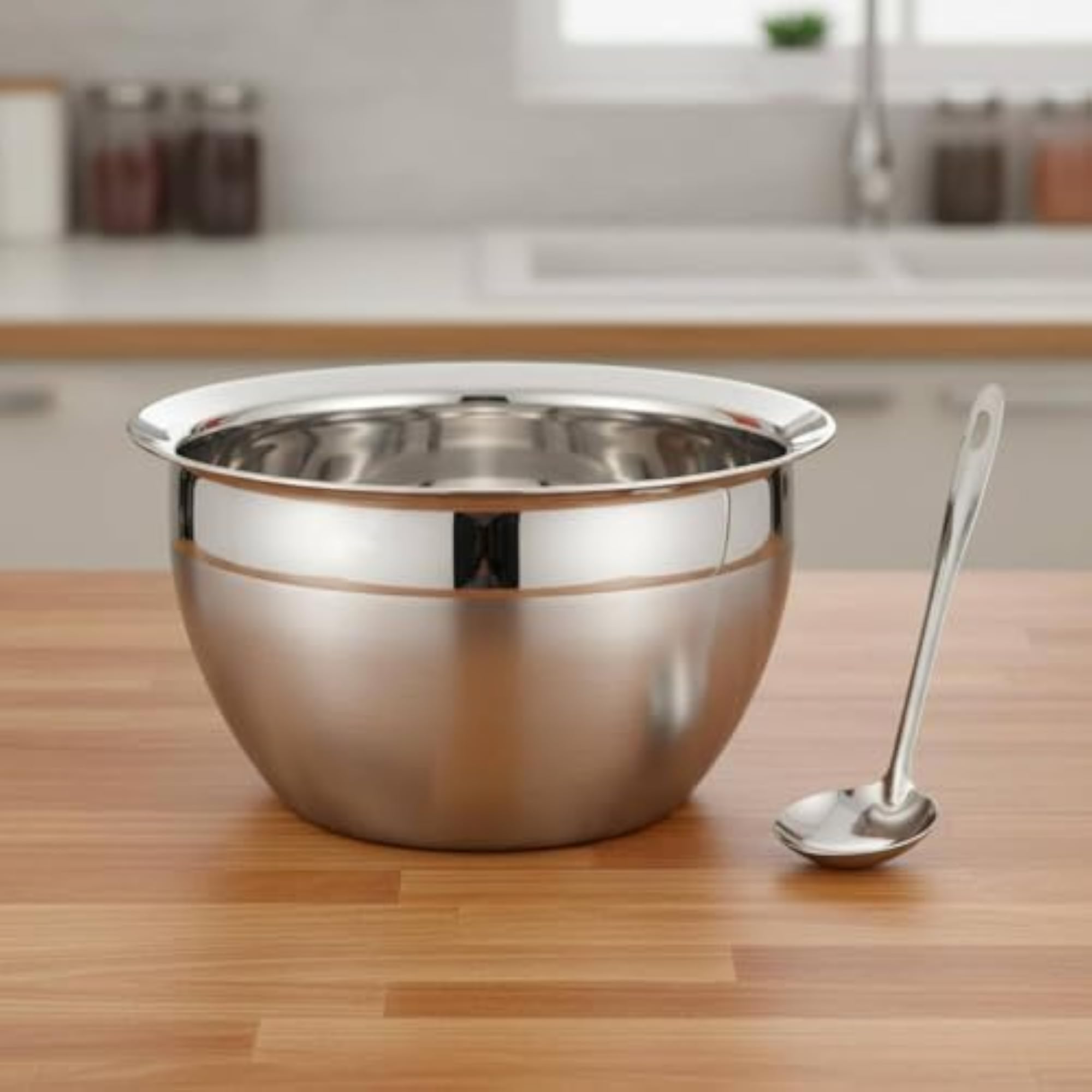 Extra Thick Stainless Steel Oil Strainer Pot, 11 Inch
