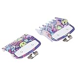 ZASCHMOY Professional Hair Clipper Guide Combs Set | Cutting Guards for All Skill Levels | Safe Design for Effortless Trimming | Easy Attachment and Removal | Lightweight and