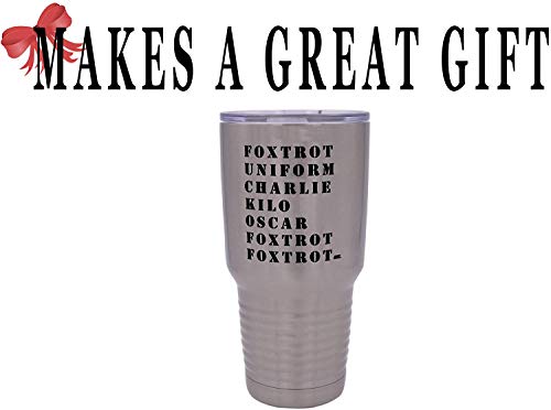 Rogue River Tactical Funny Military Acronym 30 Oz.travel Tumbler Mug Cup W/Lid Vacuum Insulated Hot Or Cold Military Veteran Gift #TOP3