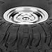RC Car Tire, RC Metal Rubber Tire Tyre Upgrade Replacement Car model accessories for MN90 91 99 99S 1/12 RC Car Crawler Model toys (Silver)