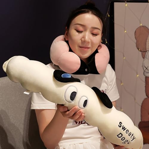 Almohada de algodón estándar rosa semiflexible miniatura 5