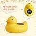 Baby Bath Tub Thermometer for Newborn - Bathtub Water Temperature Thermometer for Toddler, Safety Floating Bathing Tub Toy Newborn Bath Essentials, Gift for Mom Kid Girls Boys (Duck)