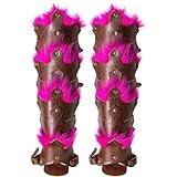 Ulxkmt Retro Embossed Pu Leather Knight Boot Gaiter,...