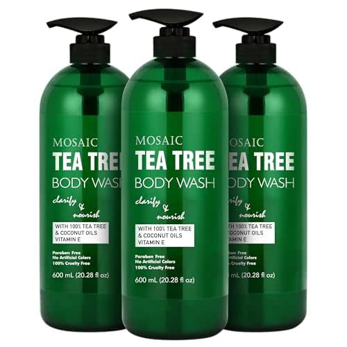 AnatoliaDaphne Tea Tree Body Wash and Shower Gel with Vitamin