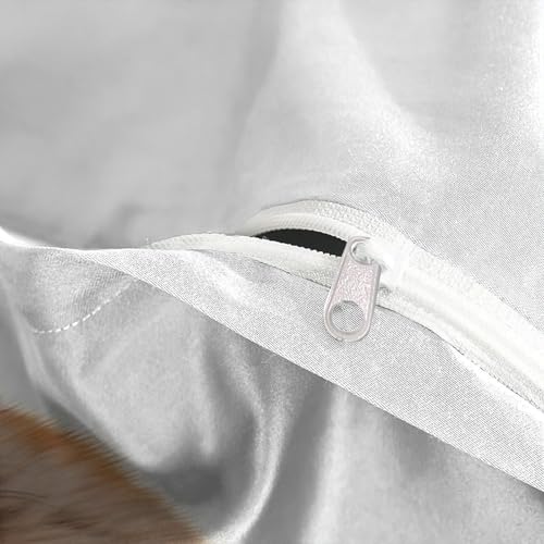 Housse de couette hypoallergénique contre allergies lit 260x220 - 8